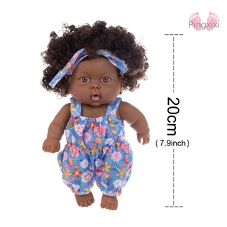 Búp Bê Em Bé Châu Phi Đáng Yêu 20cm