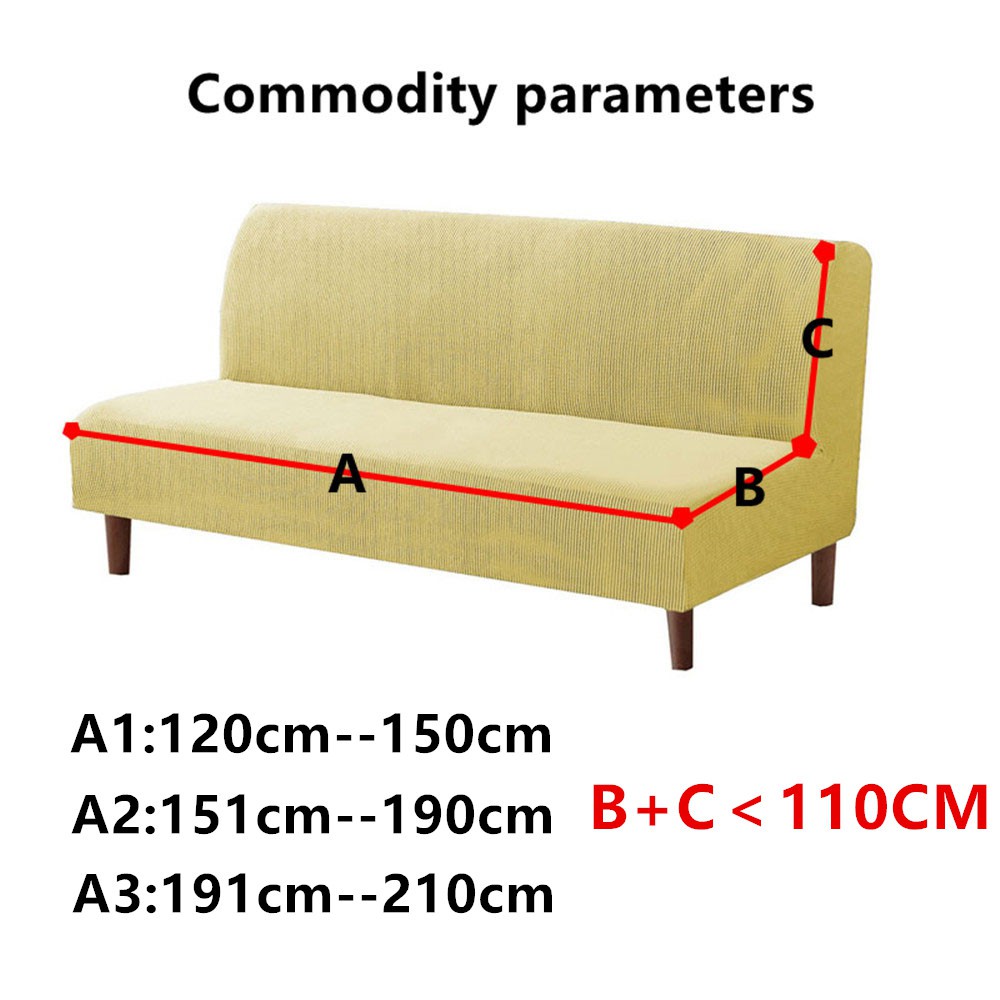 Vỏ bọc ghế sofa không tay vịn xếp gọn chất lượng cao