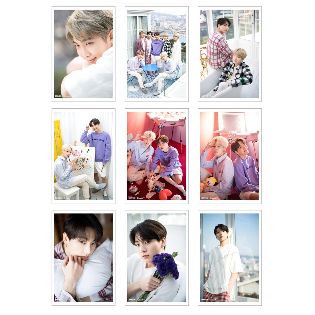 Lomo Card Ảnh BTS - White Valentine 2019 ( 54 ảnh)