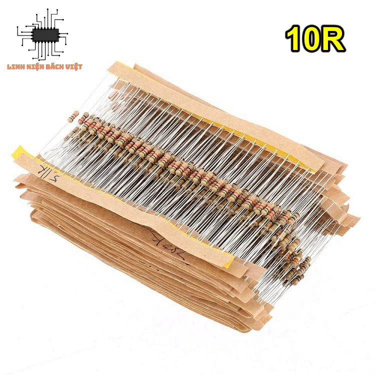 100 chiếc Điện trở 10R-1/4W