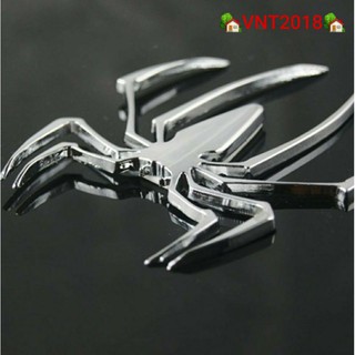 Decal 3D inox hình con nhện