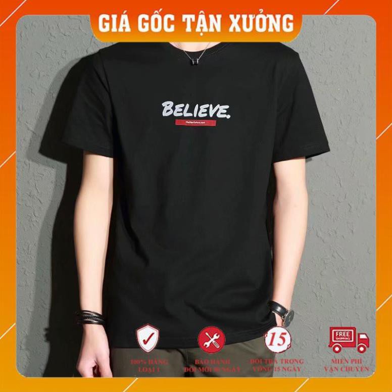 💟FreeShip💟 Áo Thun Nam Belive ngắn tay không cổ BELIEVE | BigBuy360 - bigbuy360.vn