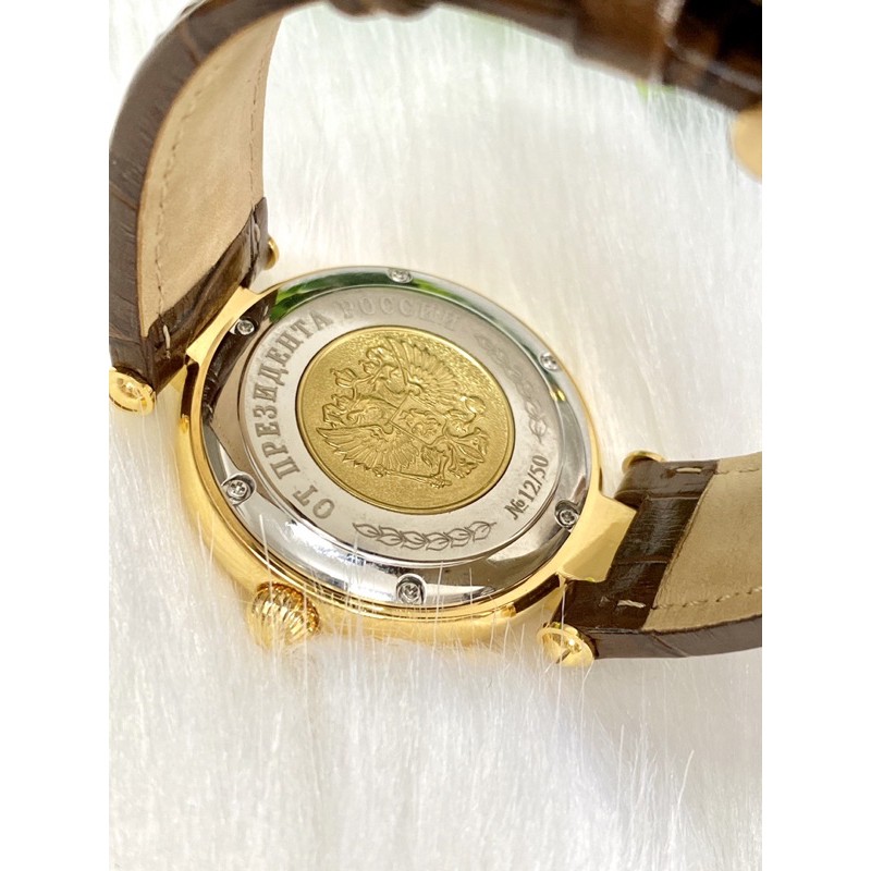 Đồng hồ nam máy cơ tổng thống Nga thương hiệu Poljot President. Mặt 40mm
