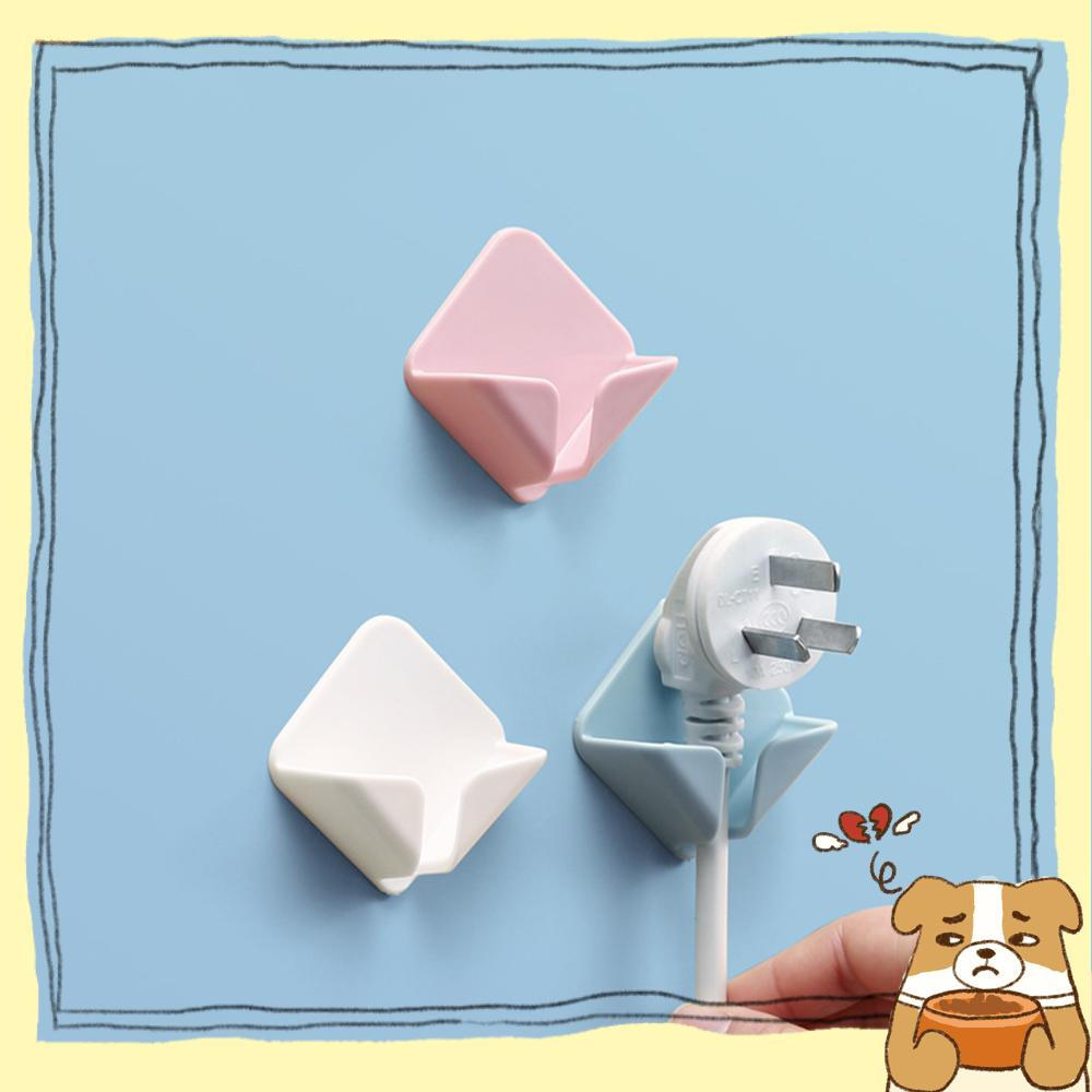 Set 2 Móc Dán Tường Cắm Ổ Cắm/ Bàn Chải Đánh Răng Nhiều Màu Sắc Cho Nhà Bếp