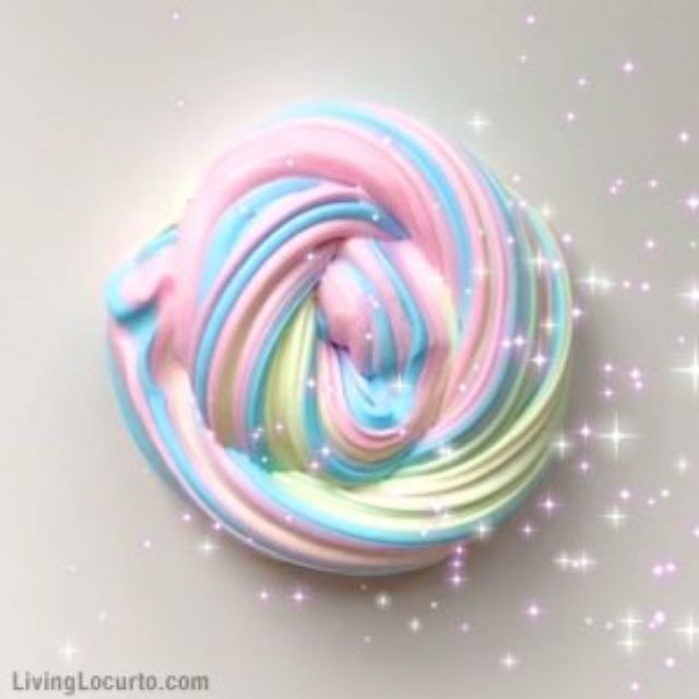 unicorn butter slime