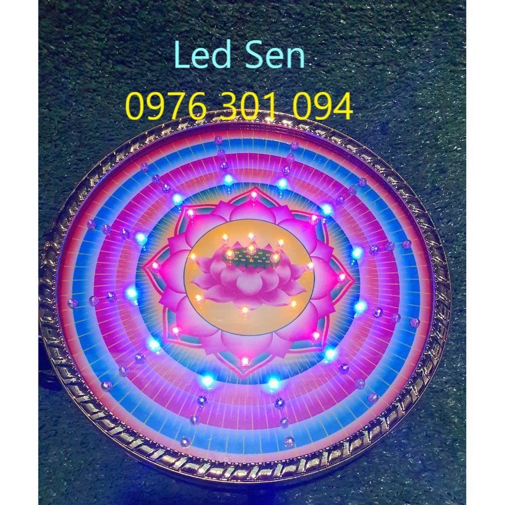 {sale} Đèn hào quang hoa sen 22cm và 25cm