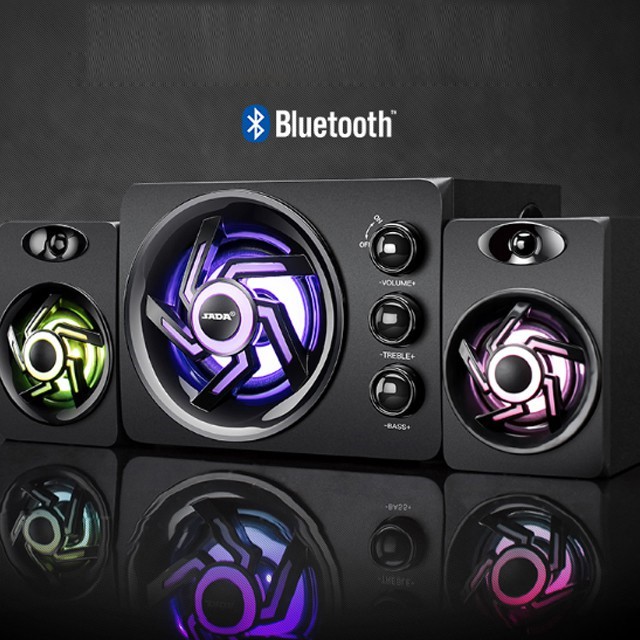 Bộ Loa Nghe Nhạc Bluetooth Gaming Để Bàn SADA D-209 Led RGB Dùng Cho Máy Vi Tính PC, Laptop, Tivi Tặng Phần Qùa Bí Mật