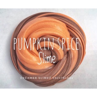 PUMPKIN SPICE SLIME - Butter slime - Slime bí ngô siêu phồng phì
