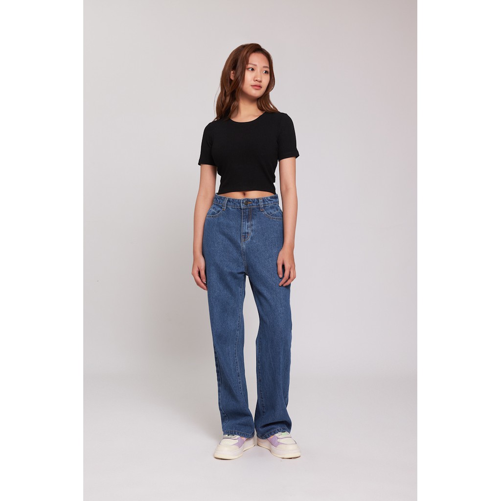 Áo Thun Croptop Nữ BOO 100%Cotton Dáng Ôm Nhiều Màu