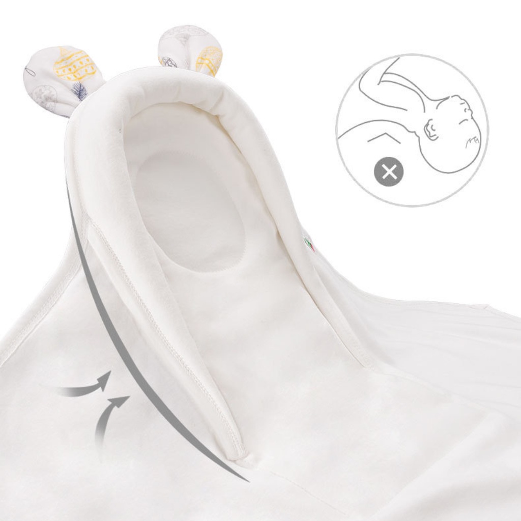 Ủ chũn, khăn quấn sơ sinh, khăn đa năng chất liệu cotton 2 lớp vô cùng mềm mịn - Mokids