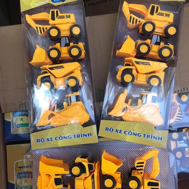 SET ĐỒ CHƠI XE CÔNG TRÌNH