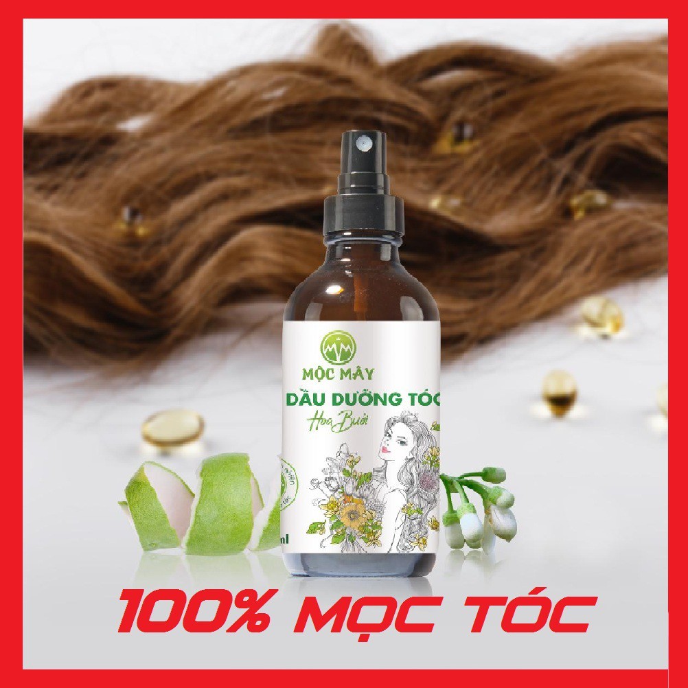 Tinh dầu bưởi Mộc Mây kích thích mọc tóc 100ml