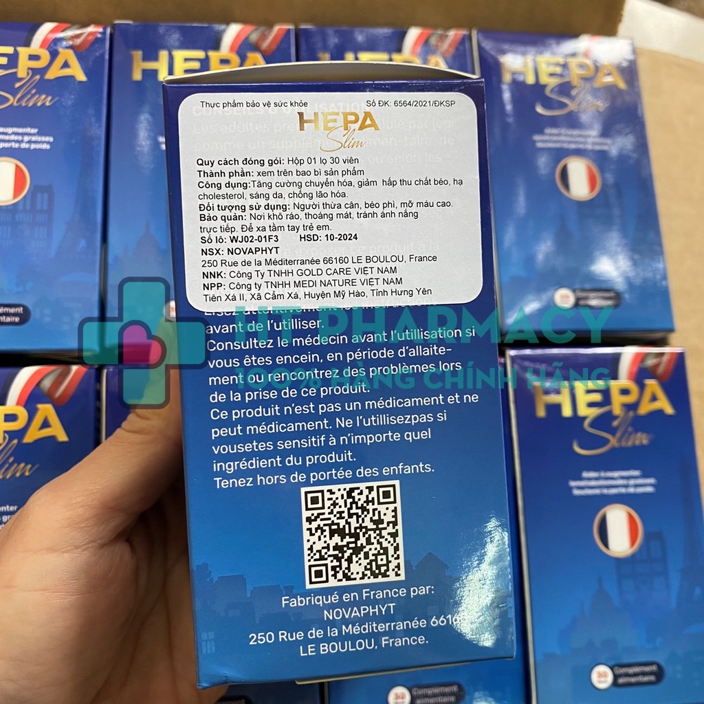 GIẢM CÂN HEPA SLIM - NHẬP KHẨU PHÁP