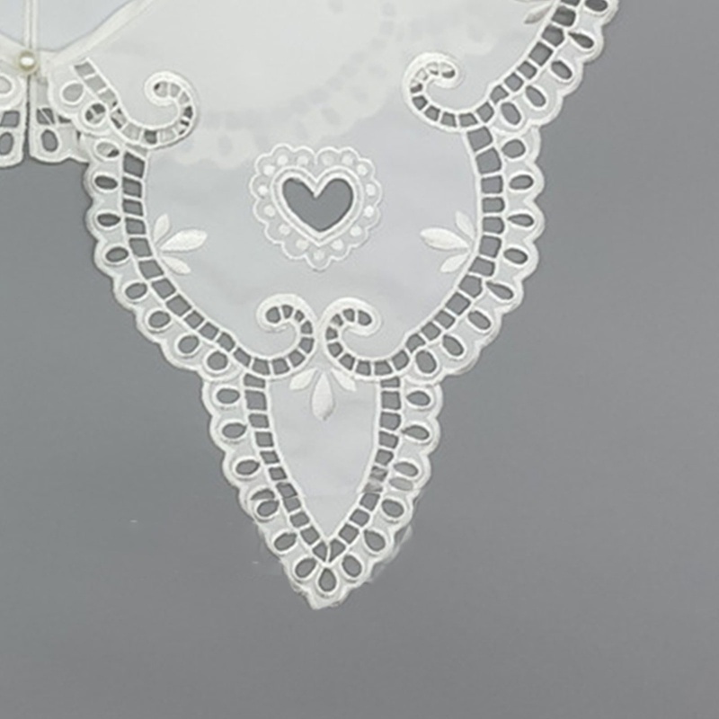 Cổ Áo Giả Phối Ren Có Thể Tháo Rời Dễ Sử Dụng Cho Nữ Cổ Áo Thêu Ren Venise