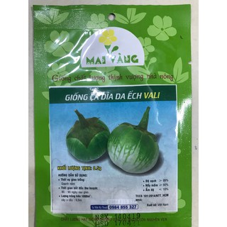 Hạt giống Cà dĩa da ếch 0,5g