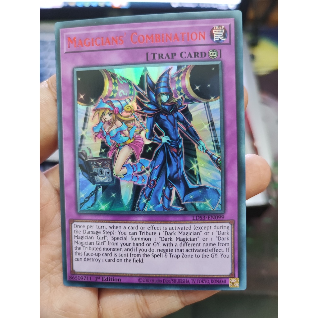1 lá thẻ bài Magicians' Combination - LDS3-EN099 - Ultra Rare 1st Edition