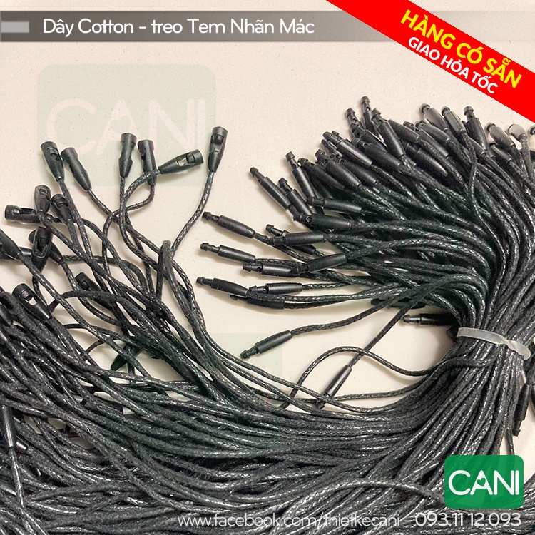 Dây sợi COTTON treo Tag nhãn mác - Loại cao cấp CANI