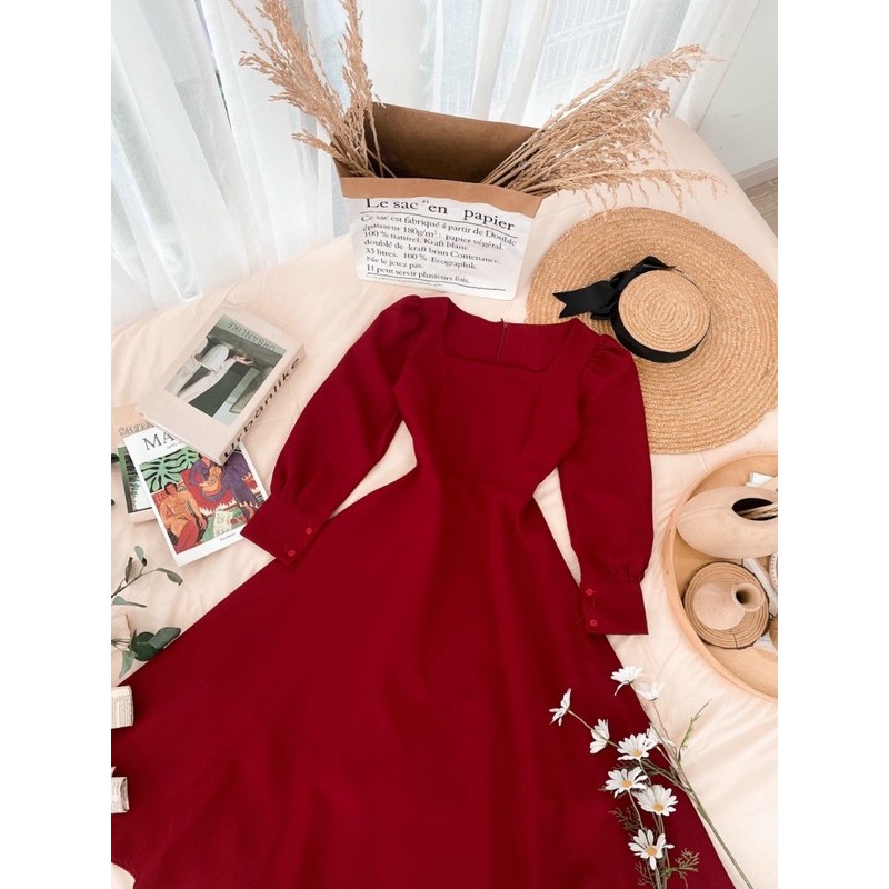 [Mã FAMARAL1 giảm 10K đơn 50K] Đầm dự tiệc maxi cổ vuông | BigBuy360 - bigbuy360.vn