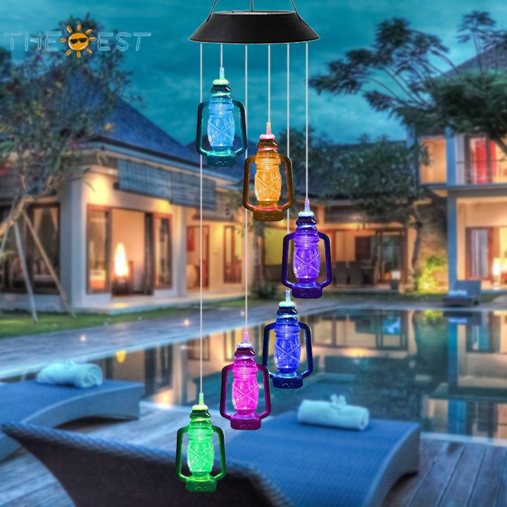 Đèn Led Treo Trang Trí Thông Minh Sử Dụng Năng Lượng Mặt Trời Phong Cách Retro