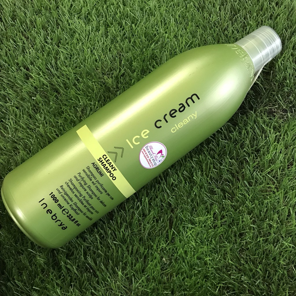 Dầu gội dành cho tóc gầu, tóc dầu Inebrya Ice Cream Cleany Shampoo 1000ml