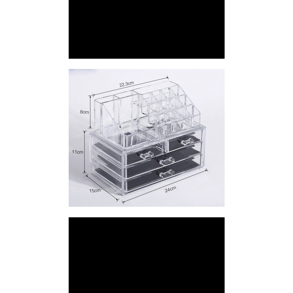 KHAY ĐỰNG MỸ PHẨM BẰNG NHỰA MICA