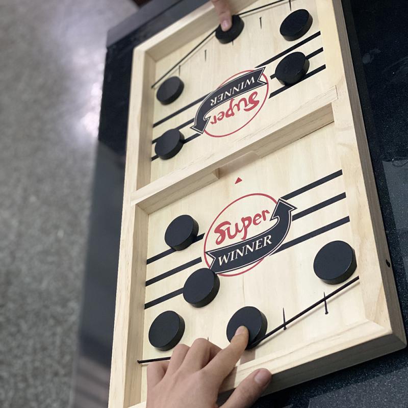 Fast Sling Puck Game Bộ đồ chơi bắn nút vui nhộn dành cho người lớn trẻ em