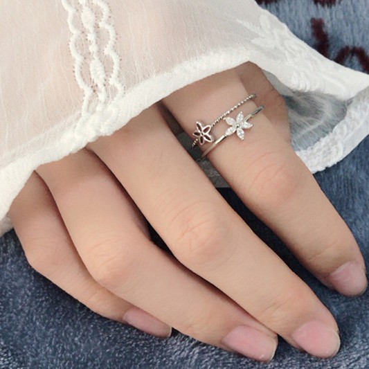 Nhẫn đính đá cao cấp kiểu dáng thanh mảnh trẻ trung dành cho nữ - MELY 1188