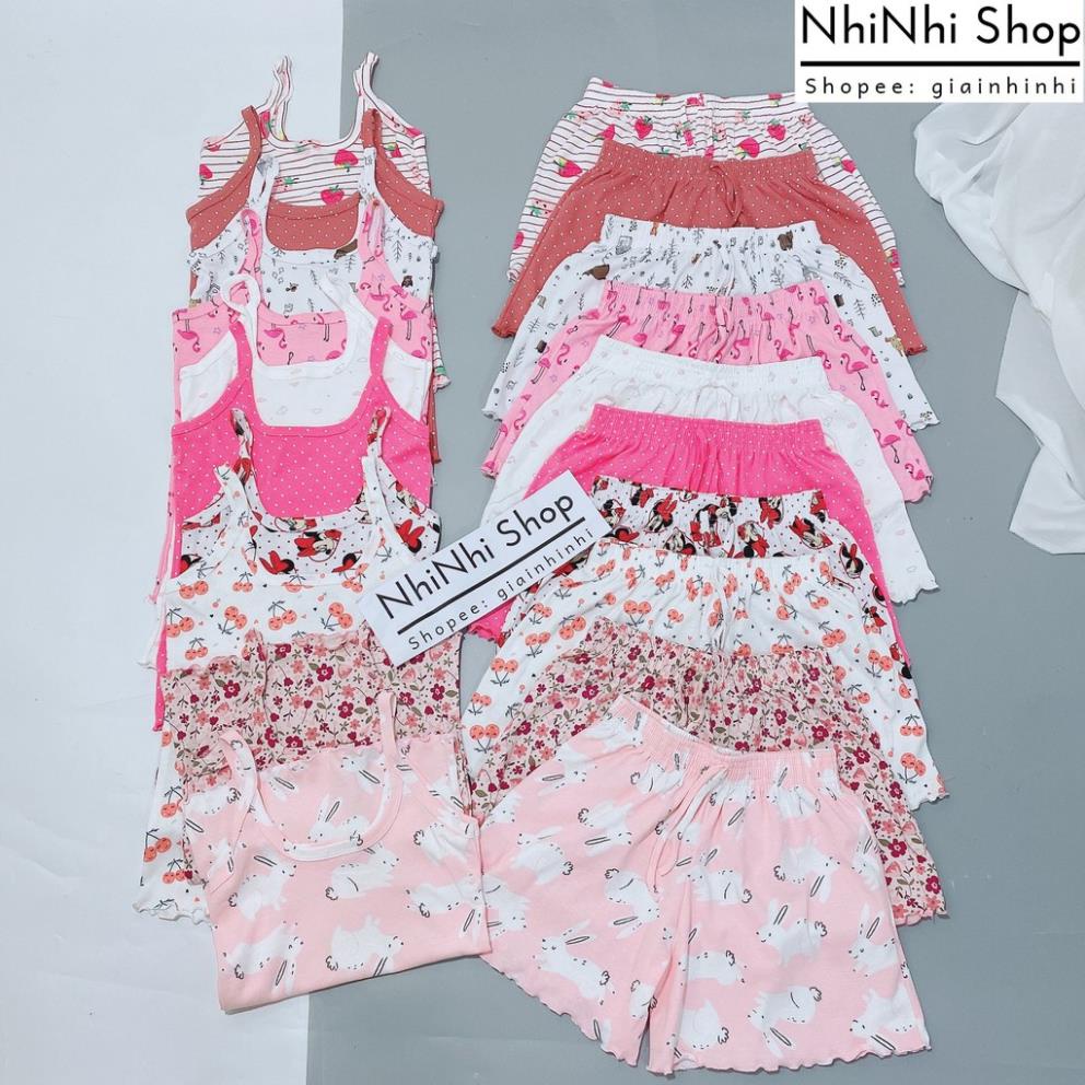 Bộ ngủ 2 dây họa tiết chất co giãn mát lạnh, Sét đồ ngủ hai dây sexxy BN0081 - NhiNhi Shop