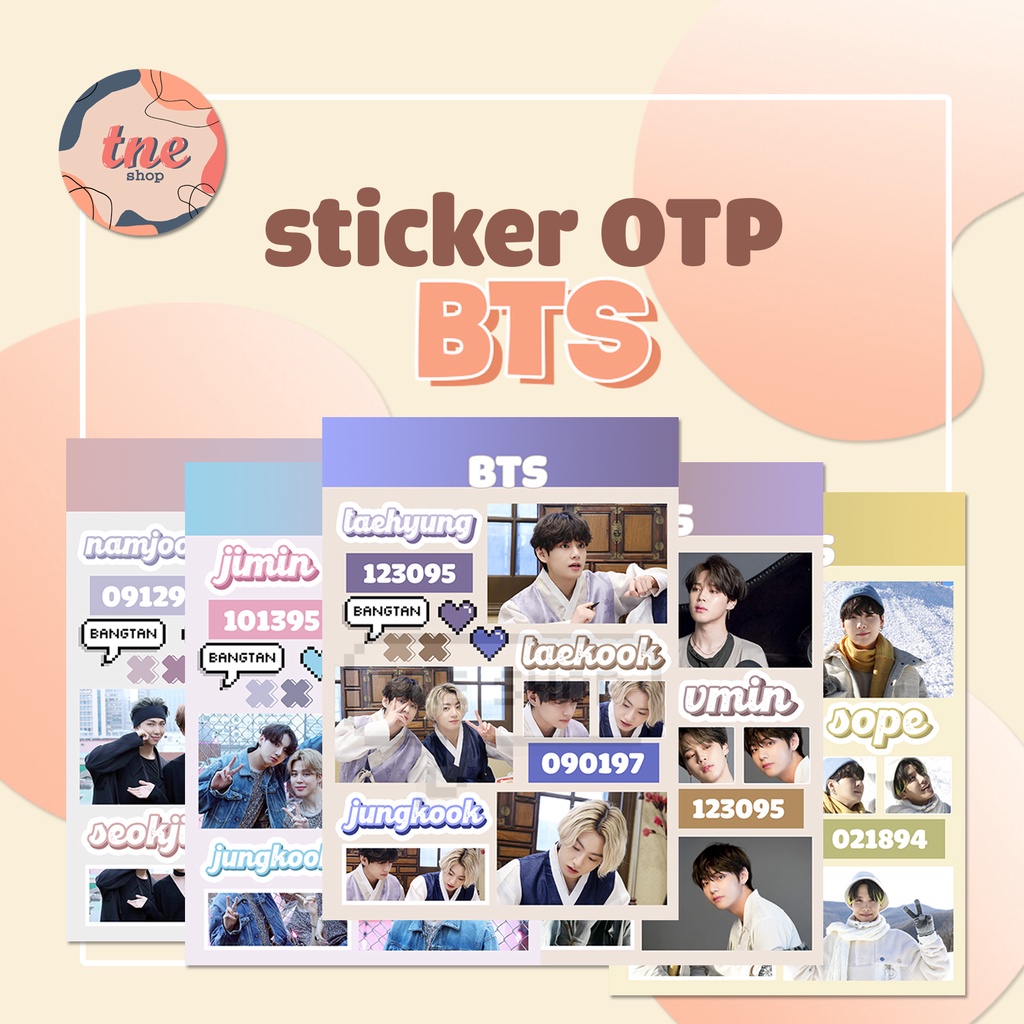 [HÀNG CÓ SẴN] Sticker OTP - BTS