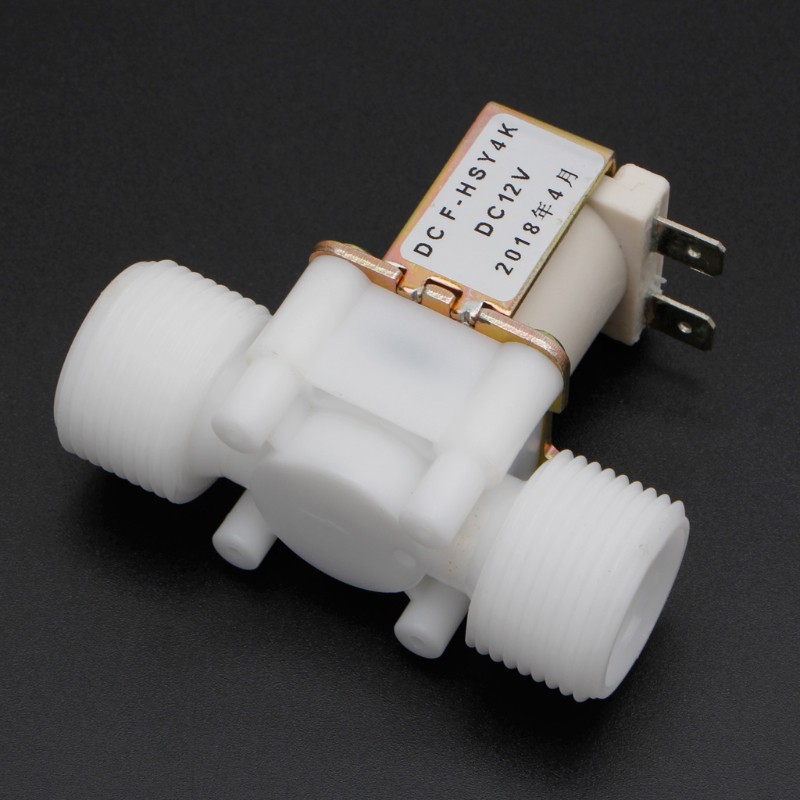 Van điện từ 3/4&quot; DC12V PP N/O điều khiển nước