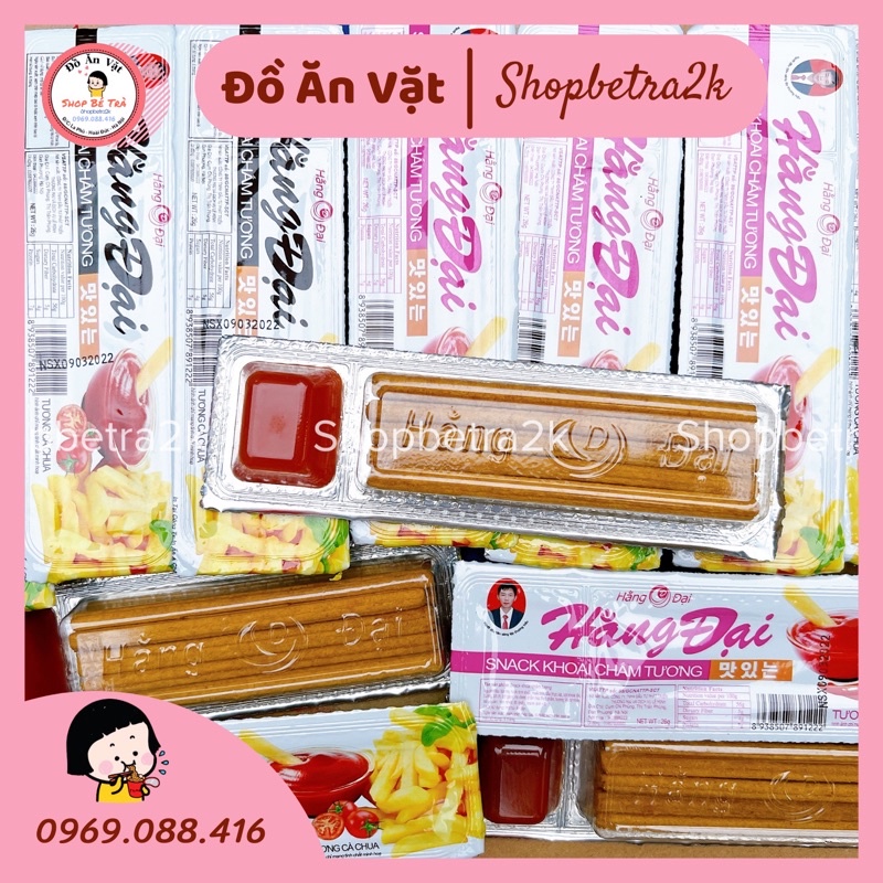 Snack Khoai chấm tương Hằng Đại