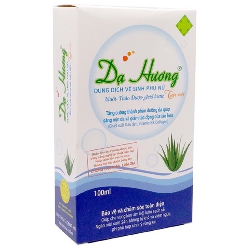 Dung Dịch Vệ Sinh Phụ Nữ Dạ Hương 100ml (Mẫu Mới)