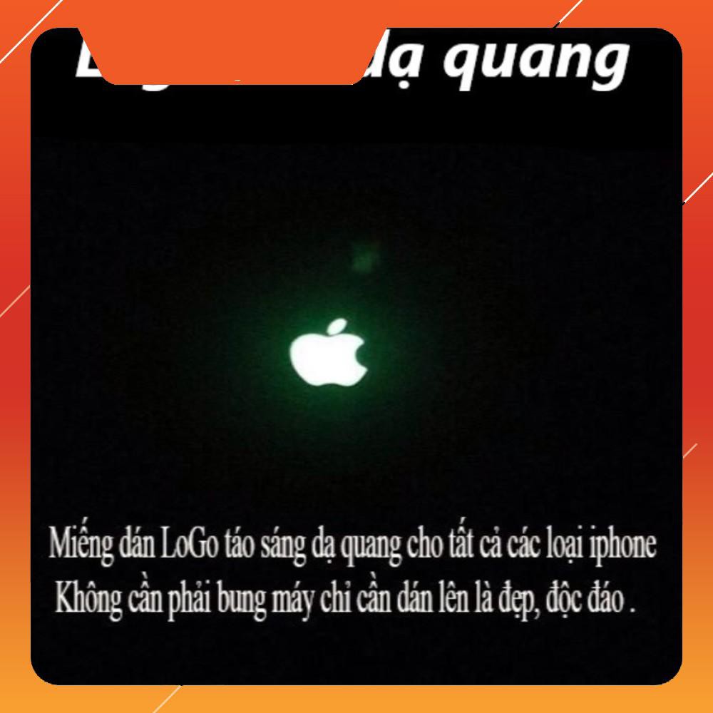 [ RẺ VÔ ĐỊCH] Logo táo dạ quang phát sáng cho iPhone 4-5-6-7-8-X - Độc Đẹp Giá Rẻ