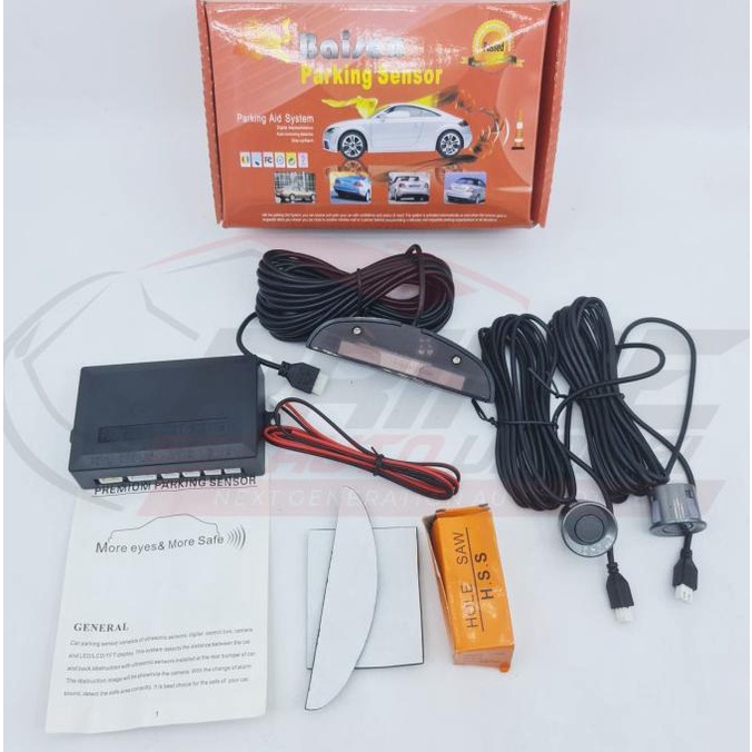 Thiết Bị Cảm Biến Đỗ Xe 2 Điểm Màn Hình Lcd + Màn Hình Lcd Màu Xám/Xám Hàng Có Sẵn