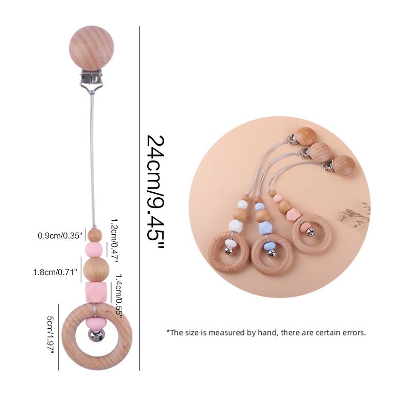 Giá Đỡ Núm Vú Giả Bằng Silicon Có Chuông Và Kẹp Tiện Dụng Cho Bé