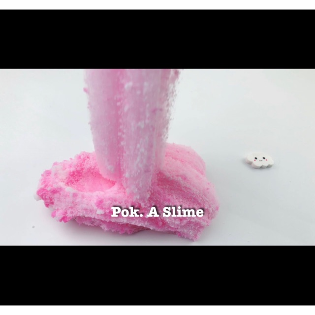 Slime Pink Cloud Puff - chất Cloud slime (slime mây)