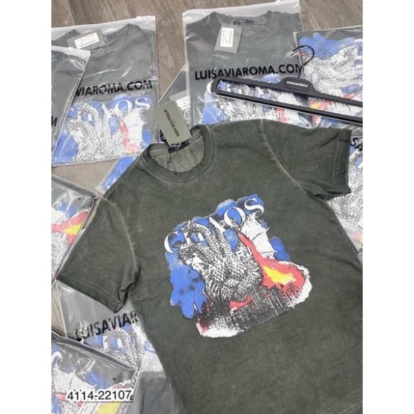 Áo Phông Nam DSQ In Hình Siêu Đẹp - Áo Thun Nam DSQ Chất Cotton Siêu Mát