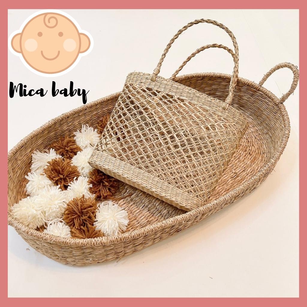 Túi cói vintage thời trang cho nữ