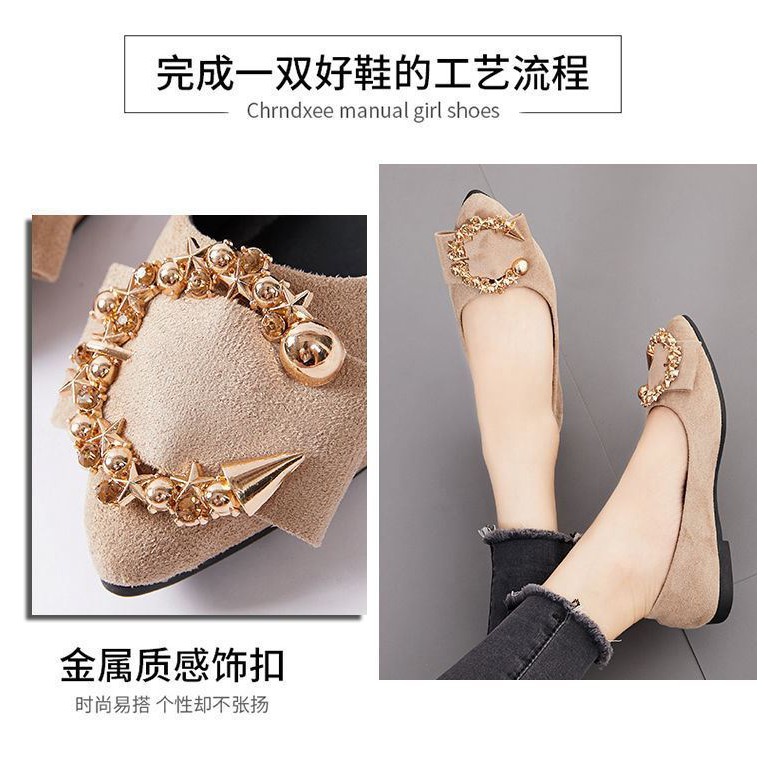 Giày Búp Bê Mũi Vuông Xinh Xắn Dành Cho Nữ Size 41 43 | BigBuy360 - bigbuy360.vn