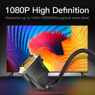 CÁP CHUYỂN ĐỔI DVI 24+1 SANG VGA VENTION EABBH