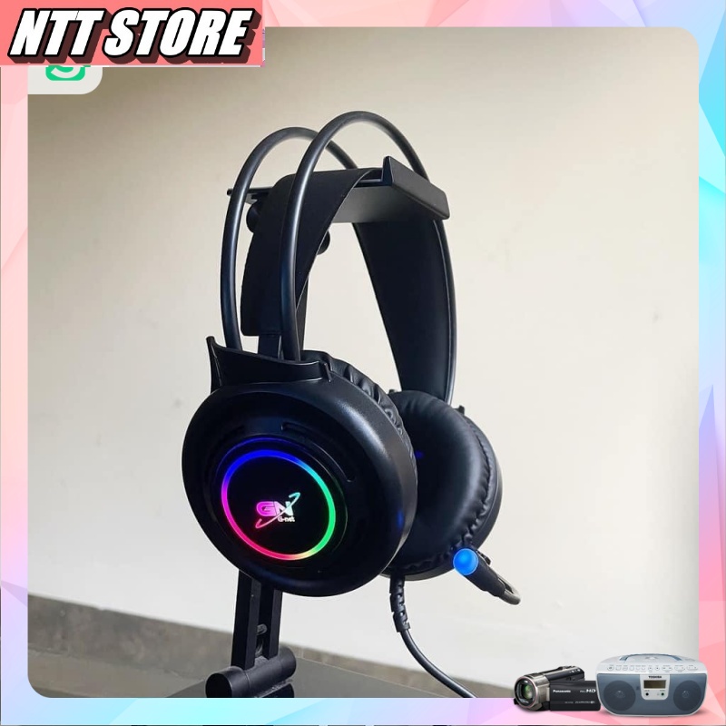 Tai nghe Game GNET G09 chính hãng có LED RGB có mic âm thanh 7.1 màu đen bảo hành 12 tháng - NTT Store