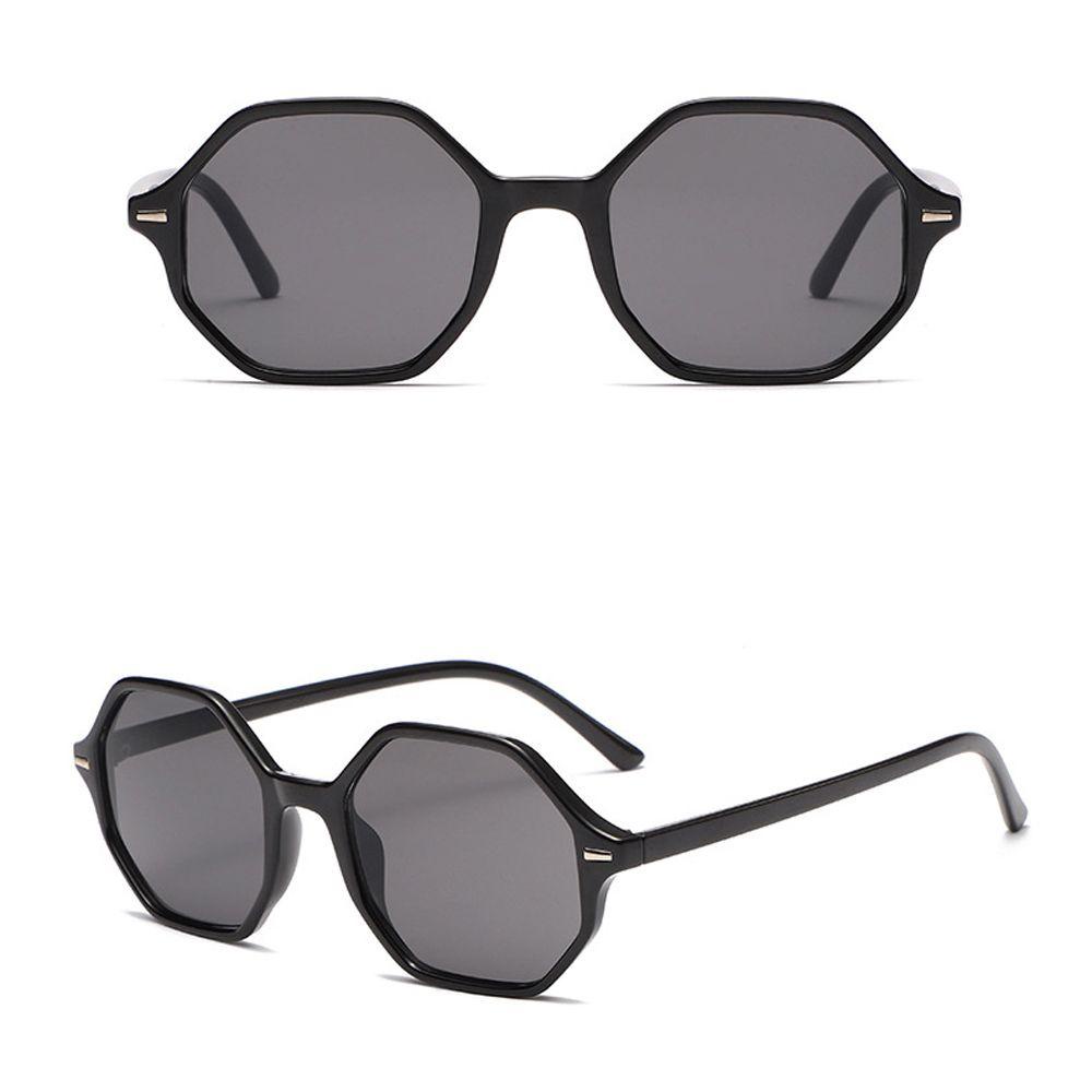 JARRED Kính Mát Tròng Đa Giác Chống Tia UV400 Màu Sắc Đa Giác Phong Cách Hàn Quốc