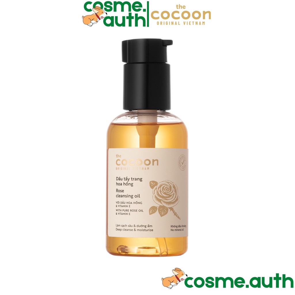 Dầu Tẩy Trang Cocoon Rose Cleansing Oil 140ml