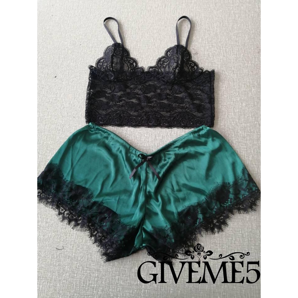 Bộ đồ ngủ ren mỏng quyến rũ gợi cảm cho nữ