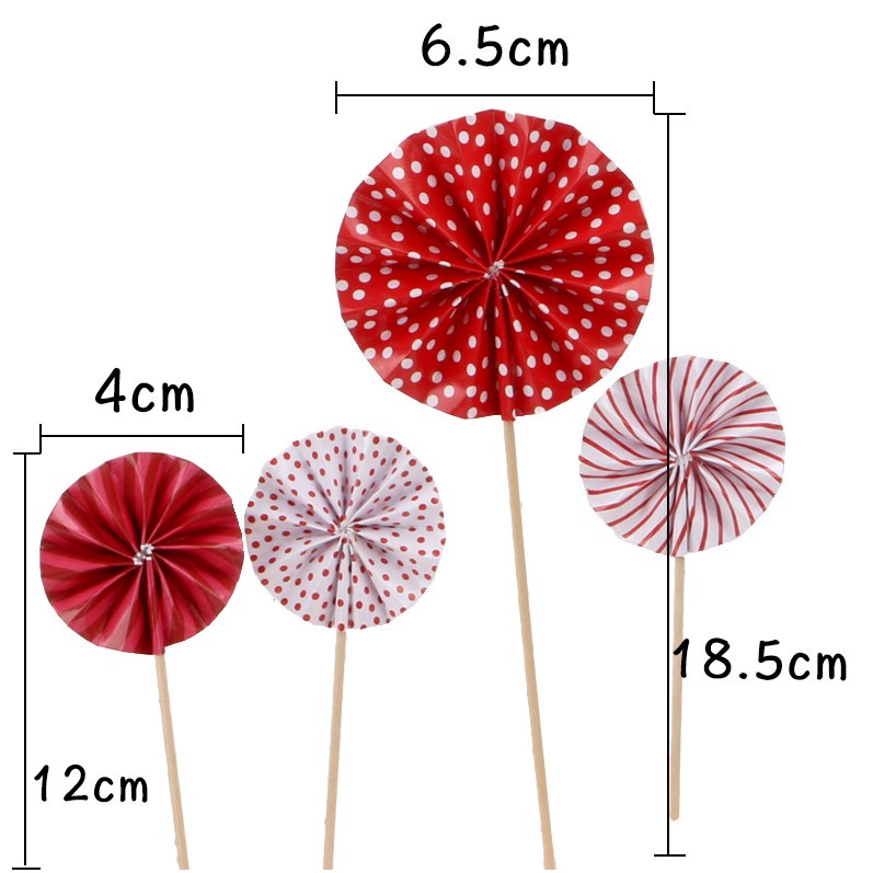 Bộ 4 Que Cắm Trang Trí Bánh Sinh Nhật Xinh Xắn