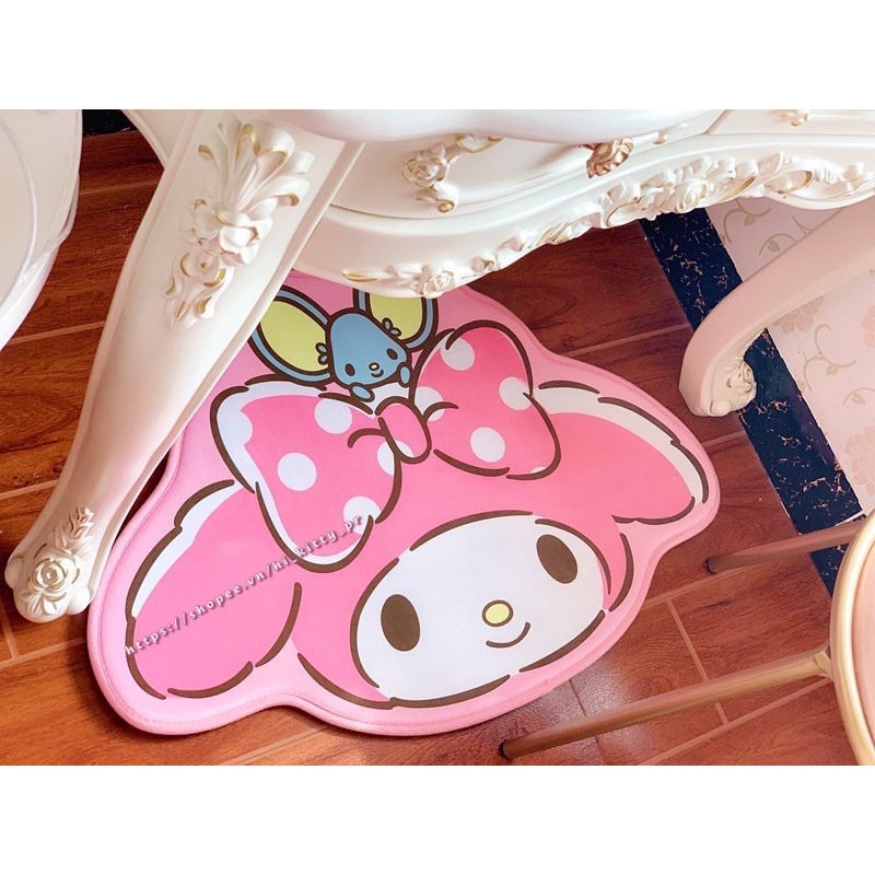 Thảm mềm mịn Doremon Doraemon Hello Kitty