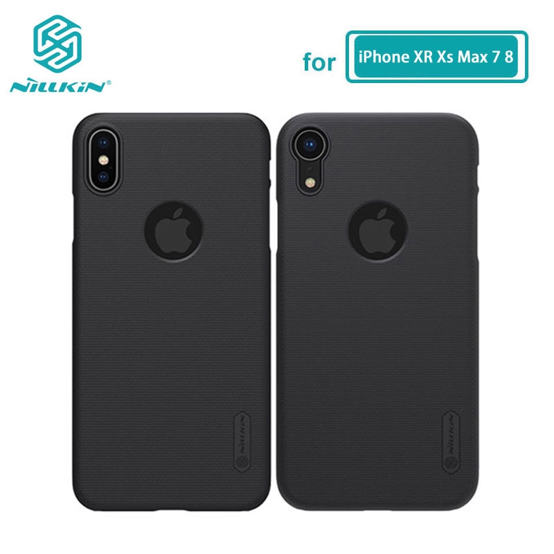 cho iPhone 11 Ốp lưng Nillkin Frosted Shield PC Ốp lưng cứng cho iPhone X Xs Max XR 8 7 Plus 5S SE 2020 6 6S Plus