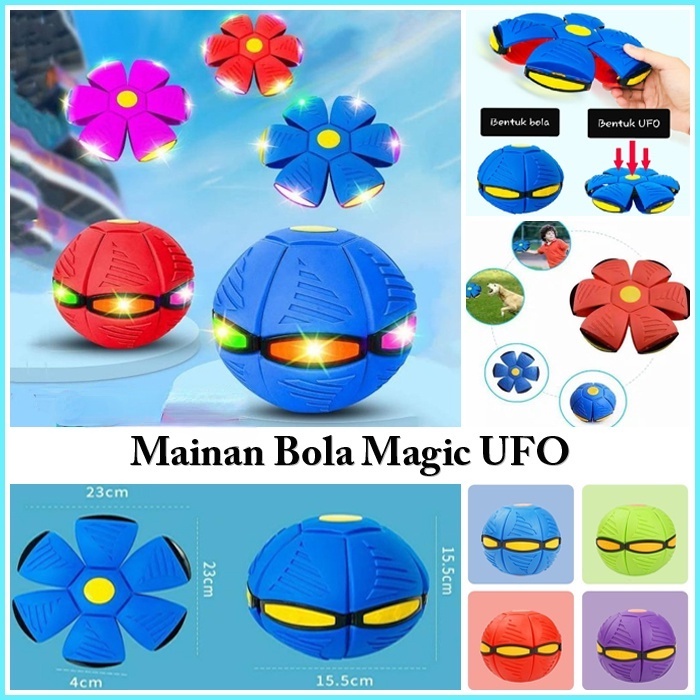 Đồ Chơi Quả Bóng UFO Ma Thuật Có Đèn LED Cho Trẻ Em