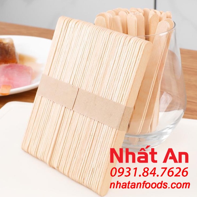 Que kem gỗ dài 9.2cm  (50 que)