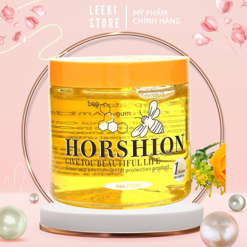 Sáp WAX lông mật ong HORSHION Chính hãng 750ml